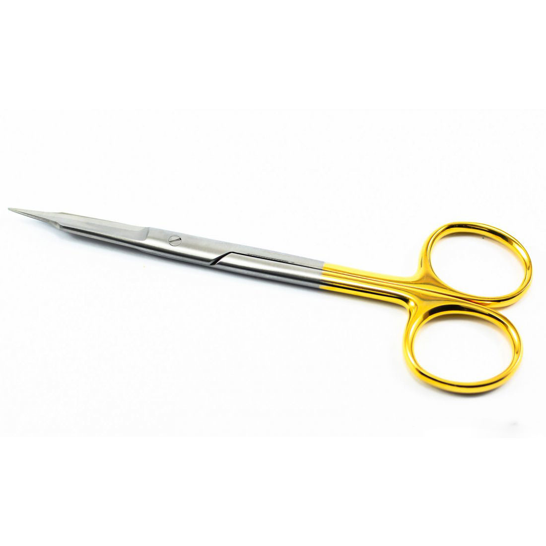 Prime Surgical® Goldman Fox Scissors TC – Straight Handle, Curved Tip, 13 cm