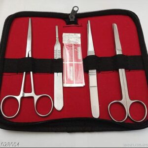4-Piece Surgical Instruments Set – Essential Stainless Steel Tools for Medical or Training Use